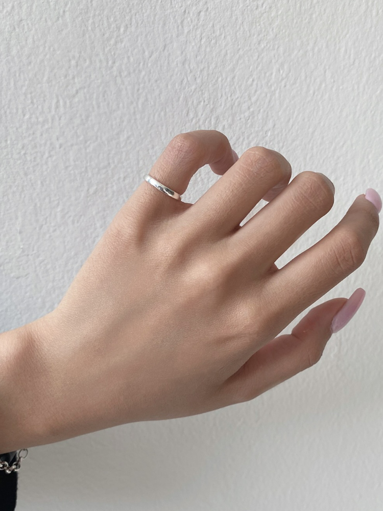 (925silver) Basic finger ring (애끼반지)